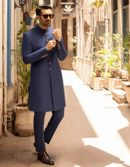 BLUE SHERWANI | JJSWP-559