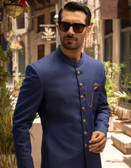 BLUE SHERWANI | JJSWP-559