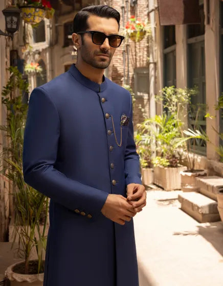 BLUE SHERWANI | JJSWP-559